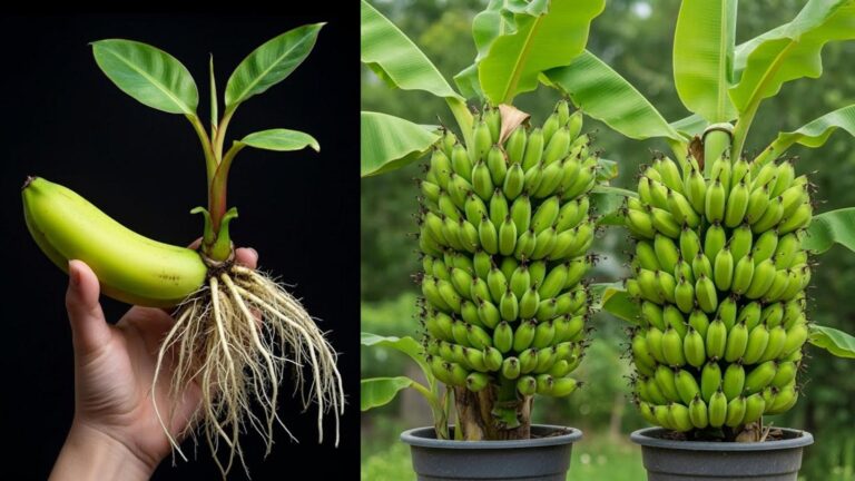 Dieser einfache Trick verwandelt deinen Balkon in eine Bananen-Oase … entdecke wie!