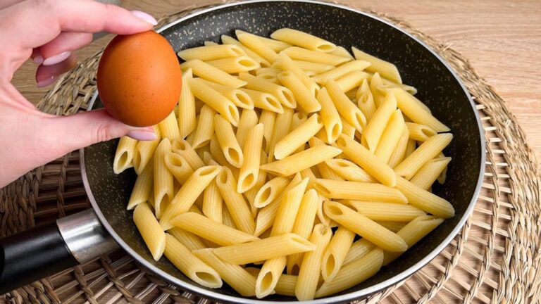 Diese geniale Kombination aus Eiern und Pasta wird deinen Kochalltag revolutionieren …