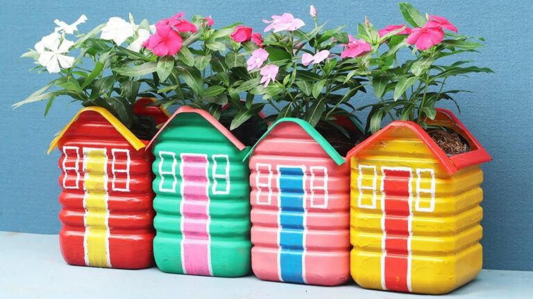 Diese geniale Idee verwandelt alte Plastikflaschen in einen traumhaften Garten …