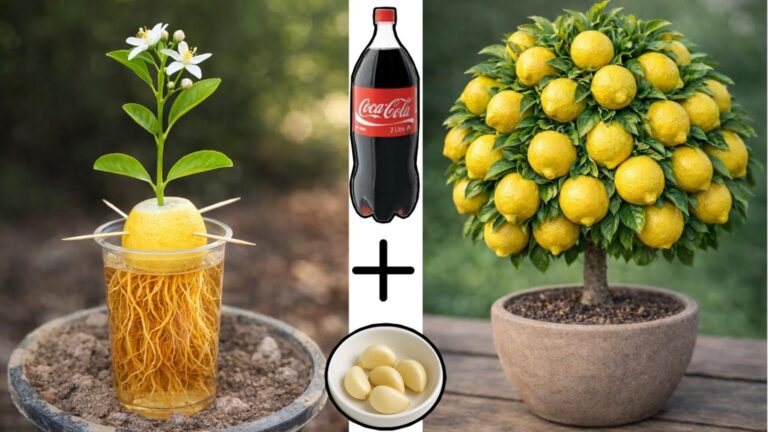 Diese einfache Methode verwandelt eine Zitrone in eine prächtige Pflanze … probier es aus!
