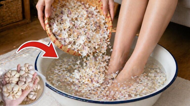 Ein alter Trick, um Knoblauchschalen sinnvoll zu nutzen und überraschende Ergebnisse zu