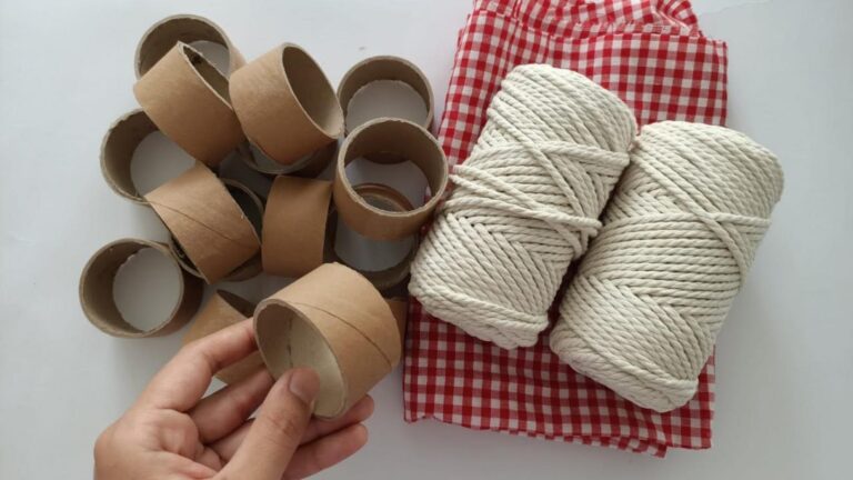 Dieser einfache Trick verwandelt ein Karton-Rulo in einen stilvollen DIY-Organizer…