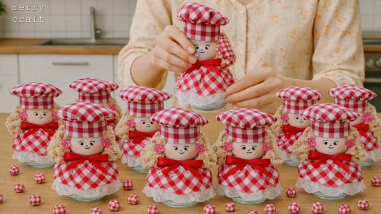 Dieser einfache Trick verwandelt alten Stoff in süße Puppen und sorgt für staunende