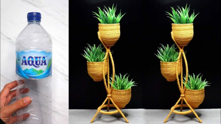 Eine geniale Idee: Verwandle alte Plastikflaschen in wunderschöne Vasen … entdecke jetzt