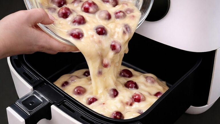Dieser einfache 5-Minuten-Kuchen verwandelt deine Heißluftfritteuse in eine