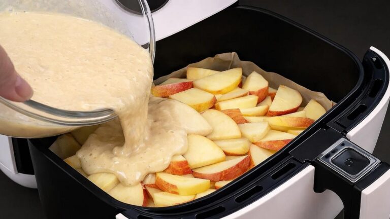 Dieser einfache Trick verwandelt Äpfel im Airfryer in einen saftigen Kuchen… probier’s