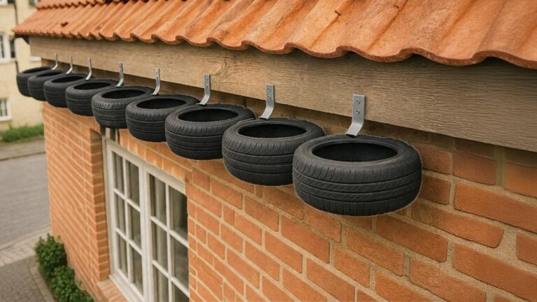 Dieser geniale Trick verwandelt alte Reifen und Rohre in nützliche Gartenhelfer …