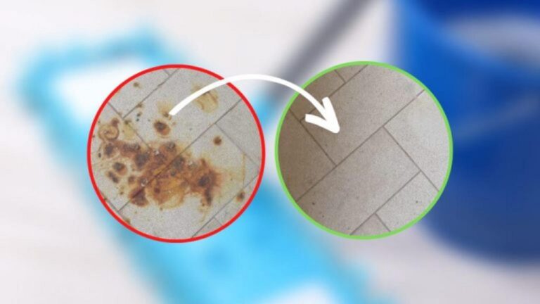 Rostflecken im Boden? So entfernst du sie mit 2 Küchenzutaten!