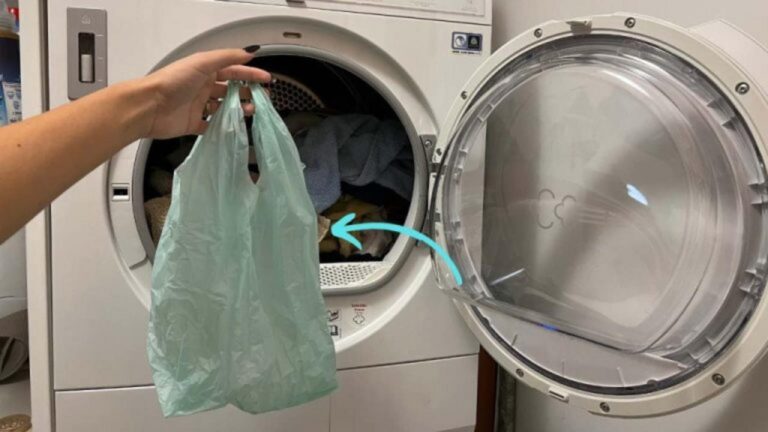 Diesen Trick mit einem Plastiksack in der Waschmaschine solltest du kennen!