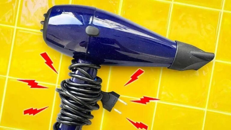 So trockne Deinen Haartrockner richtig: Kabel nicht knoten!