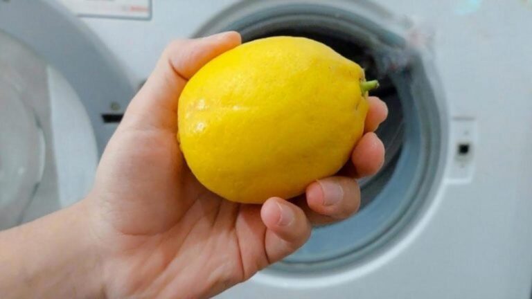 Zwei Zitronen in das Waschmittel drücken – das passiert!